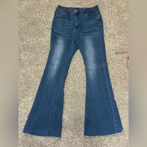 NWOT Blue Bell Bottom Jeans with Subtle Whiskering